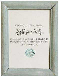 Philippians 4:8 Prin